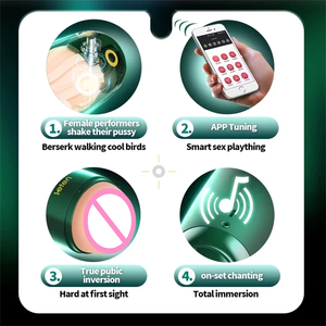 Masturbatore Fun Bird a Forma di Aereo, Elettrico e Interattivo con App, per Uomo, Masturbatore Manuale, Sex Toy per Uomini - Product Image 3