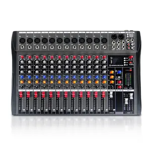 professional power sound mixer console 12 16 24 32 channel audio power amplifier mixer