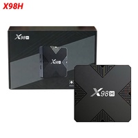 Dispositivo Multimedia X98H con Android 12.0, Allwinner H618, Compatible con 4K Ultra HD, WiFi 6 de 2.4GHZ/5.8GHZ, LAN de 100M, BT5.0, H.265 HEVC