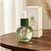Flacons compte-gouttes en verre ambré pour huiles essentielles 20ml 30ml 50ml pour l'aromathérapie, l'huile capillaire, le sérum, l'huile à barbe, l'huile pour cuticules avec bouchons compte-gouttes