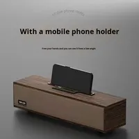 Petit haut-parleur d'ordinateur en bois à double cornet, multi-ordinateur portable, média, caisson de basses, bureau à domicile, pour batterie 5W 1000-2000mAh