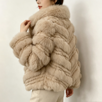 Manteau en fourrure de renard véritable réversible pour femme, très vendu au Brésil, veste en fourrure de lapin véritable double face, veste en fourrure moelleuse et chaude pour l'hiver