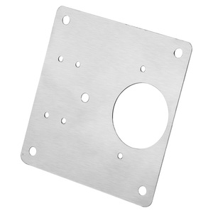 Stainless Steel Cabinet Hinge Repair Plate 4 Mm Thickness 8 Hole Design For Furniture Fixing - Product Image 1