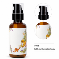 Spray désodorisant naturel longue durée de haute qualité pour chiens, service OEM personnalisé, extraits végétaux non parfumés, commandes de débit variables