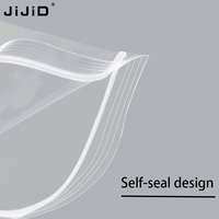 JIJID sac en plastique transparent multifonctionnel de qualité alimentaire personnalisé sac à fermeture éclair étanche pour emballage alimentaire