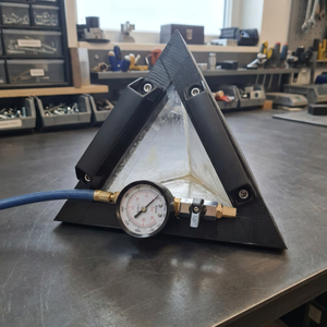 High Pressure 3x90 Degree Inner Edge Corner Weld Test Vacuum Weld Box <b>Pump</b> OEM Customized Support - Product Image 2