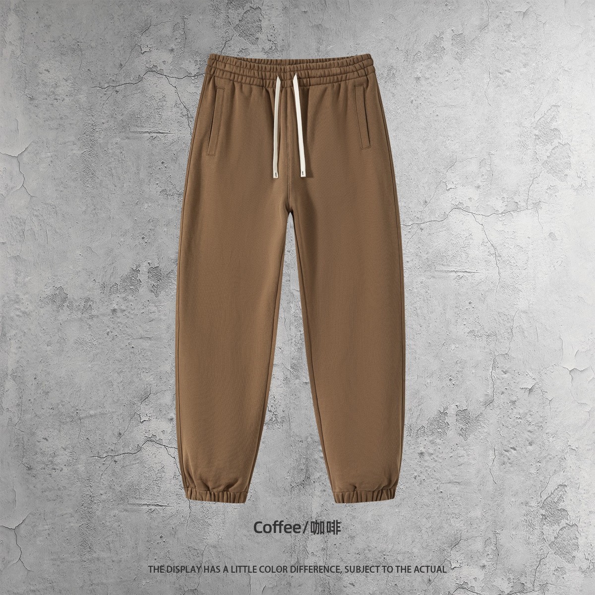 Leg pants-coffee