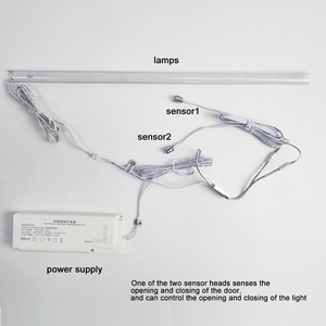Dc12v 24V cửa đôi chuyển động cảm biến chuyển dẫn ánh sáng cho tủ quần áo/tủ Closet hồng ngoại khoảng cách PIR cảm biến chuyển đổi - Product Image 5