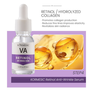 Serum Wajah Custom Logo 15ml VC BHA HA VA Retinol Pemutih Anti Jerawat Melembapkan Perawatan Wajah - Product Image 5
