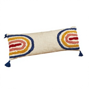 Housse de coussin lombaire de luxe bohème pour extérieur, motif vintage, tissée à la main, 100 % coton, vente chaude, unique et décorative - Product Image 1