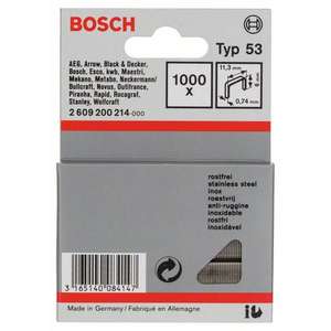 Bosch-ลวดเย็บกระดาษแบบละเอียด53ชนิด2609200215ลวดเย็บ3165140084154ชนิดสแตนเลสหมุดและตะปูลวดเย็บกระดาษโลหะ - Product Image 2