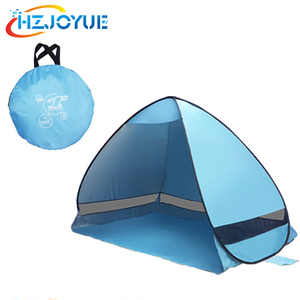Nouvelle conception Tenda <span class=keywords><strong>Tente</strong></span> automatique pliable pour <span class=keywords><strong>1</strong></span> à 2 personnes, <span class=keywords><strong>camping</strong></span>, randonnée, plage, ouverture rapide, anti-UV, auvent - Product Image 2