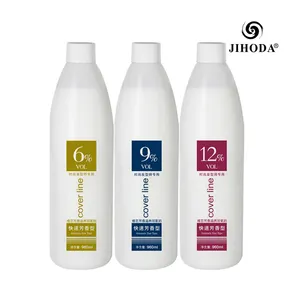 Tinta de hidrogênio para cabelo, coloração capilar profissional ammonia, creme oxidante para desenvolvimento de cores, peróxido