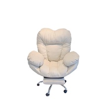 Vente en gros de chaises de bureau inclinables en tissu multicolore, chaises d'ordinateur réglables en hauteur, chaises de jeu blanches, roses et grises