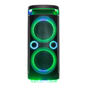 Altavoz de fiesta portátil con luz LED, subwoofer grande Boombox moderno para acampar al aire libre en el patio trasero - Product Image 1