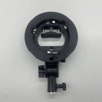 Pegangan Tangan Fotografi Tipe-S Bracket Bowens Mount Holder untuk Speedlite Flash Softbox