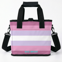 Sac isotherme pliable Asexual Rainbow pour le travail, le camping, étanche et anti-fuite avec bandoulière