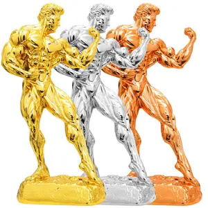 Manufacturer Wholesale Bodybuilding Trophy Award Men and Women Bodybuilding Competition Events Custom Bodybuilding trophy