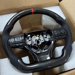 Volante de Cuero y Fibra de Carbono para <span class=keywords><strong>Lexus</strong></span> <span class=keywords><strong>LC</strong></span> <span class=keywords><strong>500</strong></span> 500h 2016-2026, Mejora Interior, Volante Personalizado de Fibra de Carbono - Product Image 6