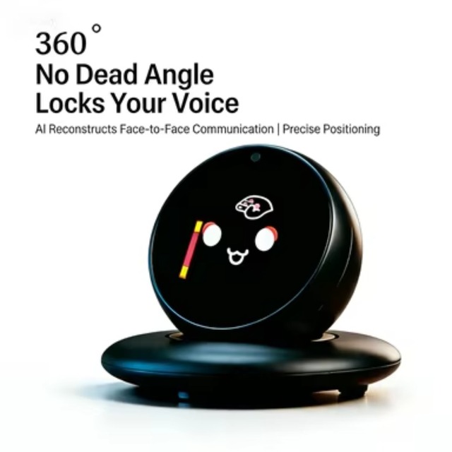AI Dialogue Robot Educational Office Car Assistant Smart Chat Function Sound Source Positioning 360-Degree Rotation