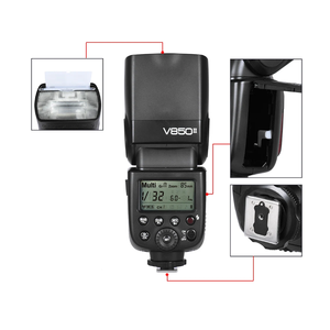 Flash <span class=keywords><strong>V850II</strong></span> en Oferta para Cámaras Canon, <span class=keywords><strong>Nikon</strong></span>, Sony, Pentax y Olympus, Flash Inalámbrico Go.dox <span class=keywords><strong>V850II</strong></span> 2.4G GN60 con Sistema X, Batería de Iones de Litio, Speedlite - Product Image 2