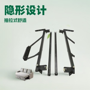 Charnière de tiroir rétractable Xinjunye en métal, quincaillerie dissimulée pour lit escamotable, accessoires fonctionnels pour canapé-lit 000100 - Product Image 3