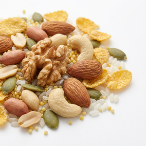 Porridge Premium Crujiente de Cinco Granos con <span class=keywords><strong>Almendras</strong></span> y Nueces <span class=keywords><strong>Tostadas</strong></span>, Mezcla Energética para el Desayuno que Estimula el Cerebro, OEM YOUJI - Product Image 2