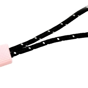 Tiradores de Cremallera de Plástico Rosa con Hilo Reflectante de TPU Sin Bloqueo para Bolsas de Ropa, Prendas, Textiles del Hogar, Industria del Calzado - Product Image 5