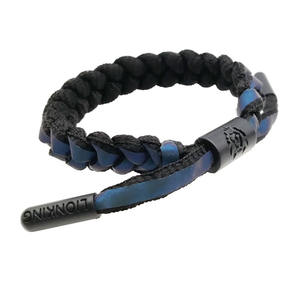 <span class=keywords><strong>Europe</strong></span> et États-Unis vente chaude petit lion bracelet lacet tressé bracelet holographique réfléchissant couple bracelet - Product Image 3
