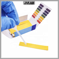 Bandelettes pH universelles en papier 1-14 Acide-Alcalin, Pack de 80 bandelettes OEM pour eau, sol, cosmétiques, salive, urine, amniotique JVLAB