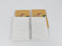 Cuaderno espiral sublimación negocio escuela personalizado en blanco personalizado venta directa de fábrica