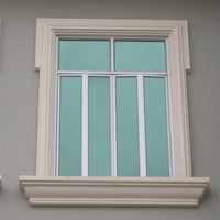 Panel de Pared Vertical Decorativo Tradicional de GFRC para Exteriores, de Alta Resistencia y Durabilidad, Impermeable, Ignífugo, Resistente al Calor, Fijo, Colgante