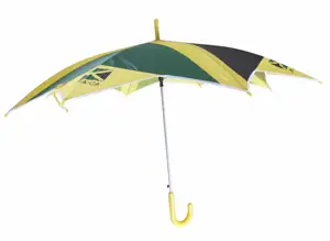 23 인치 * 8k Hotsale 사용자 정의 반자동 자메이카 국기 우산 사용자 정의 로고