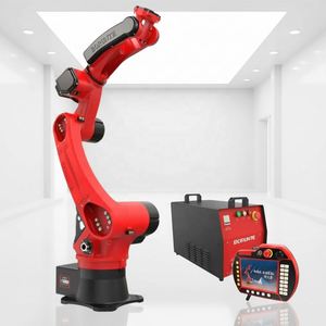 Robot de soudage MIG industriel BORUNTE à six axes, 6 kg, 1600 mm, boîte de vitesses PLC, moteur, protection IP65, machine de soudage de tuyaux - Product Image 1