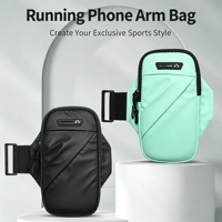 Bolsa para Bicicleta de Entrega Rápida con Logotipo Personalizado, Reflectante, para Correr de Noche, Brazalete, Bolsa Impermeable y Resistente para Teléfono