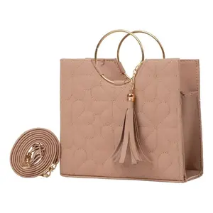 Bolso Bandolera Gabina para Mujer de Fana, con una Sola Correa, Forro de Nailon y PU, Decoración de Cadena, Estilo Femenino, para Uso Diario - Product Image 1