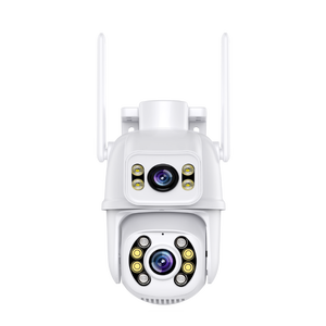 Caméra PTZ intelligente WiFi couleur A28, capteur CMOS 6MP, vision nocturne, stockage cloud, alarme de sécurité, double objectif sans fil - Product Image 4