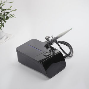 Set di macchine per l'aerografo portatile per Nail Art & Makeup, pistone in rame e alimentazione a gravità per decorazioni per torte - Product Image 2