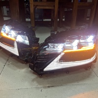 Untuk Lexus GS 200t/300/350/450h 2016-2020 Kit Upgrade Lampu Depan LED 3-Mata Kiri Kanan Sepasang