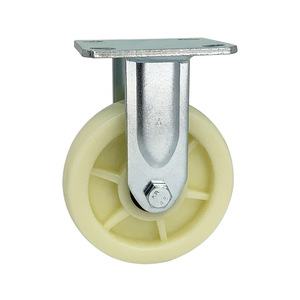 WBD Hot Sales 4 5 6 8 Zoll Hochleistungs-Schwenk räder aus weißem Kunststoff - Product Image 4