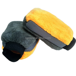<span class=keywords><strong>Gant</strong></span> <span class=keywords><strong>de</strong></span> nettoyage <span class=keywords><strong>de</strong></span> roue en peluche double face en microfibre pour l'entretien automobile, vente en gros en Chine - Product Image 1