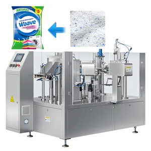 Multi-Lane Ziplock Bag Zipper Pouch Packing Machines Powder Weighting Filling Packaging Machine