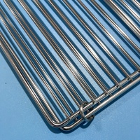 Grille de barbecue carrée en acier inoxydable 304 pour charbon de bois, réutilisable, réglable, avec poignée, accessoire de nettoyage facile pour barbecue extérieur