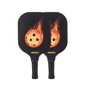 Atacado Usapa Aprovado Honeycomb Núcleo De Fibra De Carbono Personalizado Pickleball Pás Grafite Cover Set