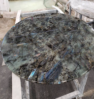 Dalles et carreaux de quartzite de luxe en labradorite bleue de Madagascar, fabrication directe OEM/ODM, pour la décoration murale et le revêtement de sol de comptoirs