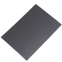 Feuille d'acrylique noire, feuille d'acrylique/PMMA/perspex noire mate givrée, panneau, plaque, feuille d'acrylique noire mate givrée