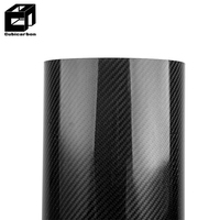 Pipa Serat Karbon Diameter Besar 350mm Langsung dari Pabrik, Pipa Bulat Diameter Besar, Ketebalan Dapat Disesuaikan 2mm 3mm 5mm