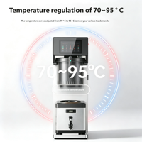 Machine commerciale automatique d'extraction de thé, machine intelligente IoT pour la préparation de bubble tea pour les salons de thé 110V/220V