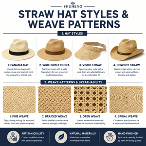 Topi Pantai Musim Panas Berbahan Rafia dengan Pinggiran Lebar untuk Wanita, Kasual, Cocok untuk Aktivitas Luar Ruangan, Bordir Payet, Tali Renda, Pita, Motif Kotak-kotak - Product Image 6