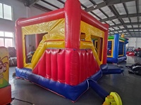 Château gonflable à bascule pour enfants, vente chaude, fabriqué en Chine, avec toboggan et combinaison de jeux